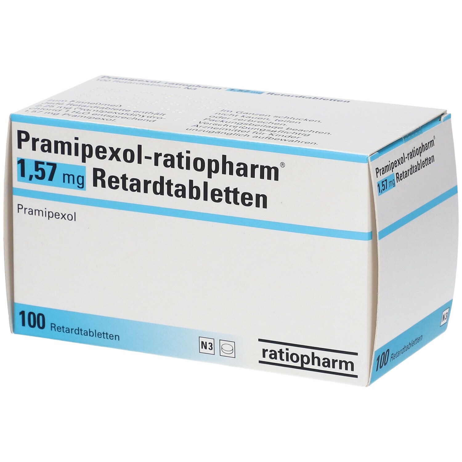 Pramipexol-ratiopharm® 1,57 mg