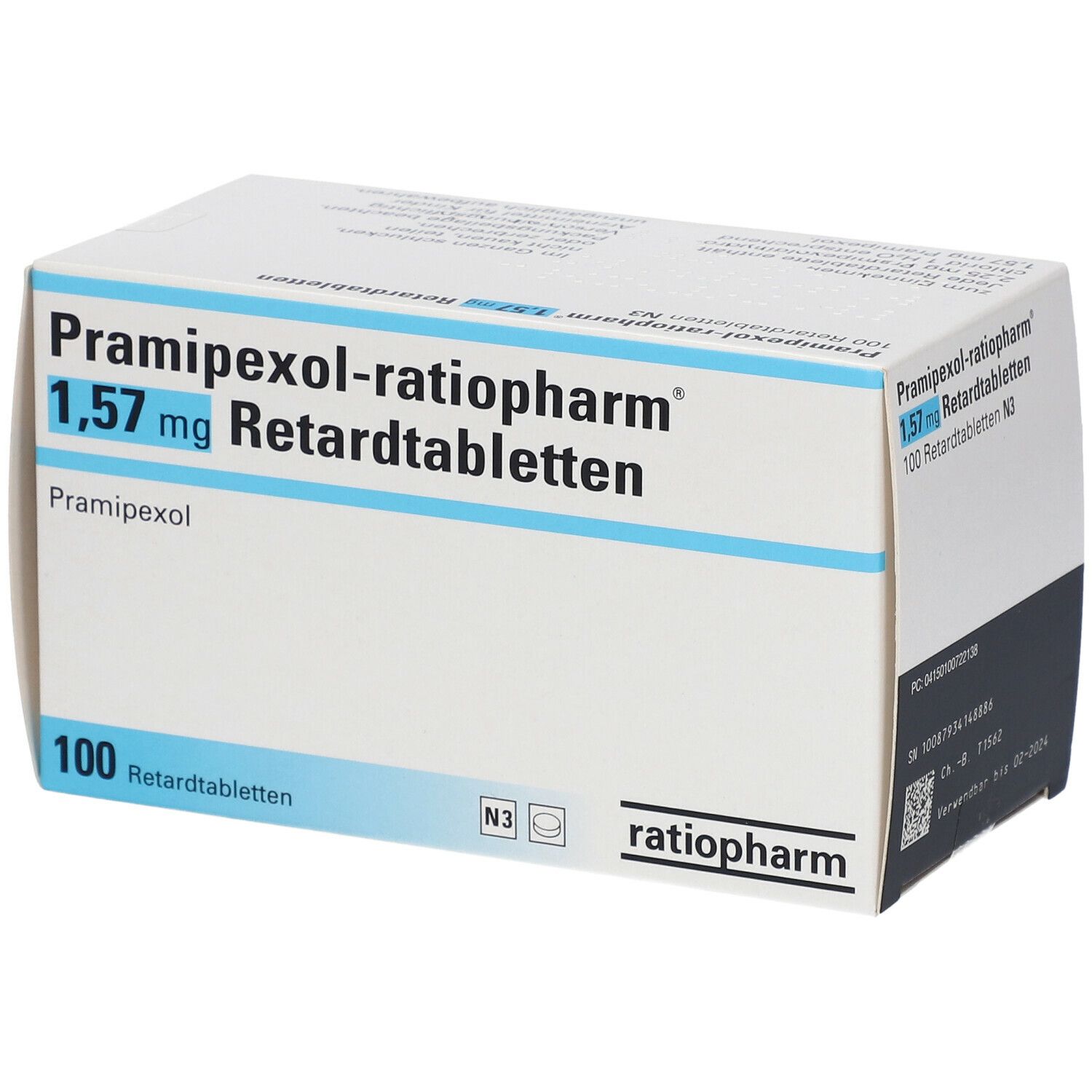 Pramipexol-ratiopharm® 1,57 mg