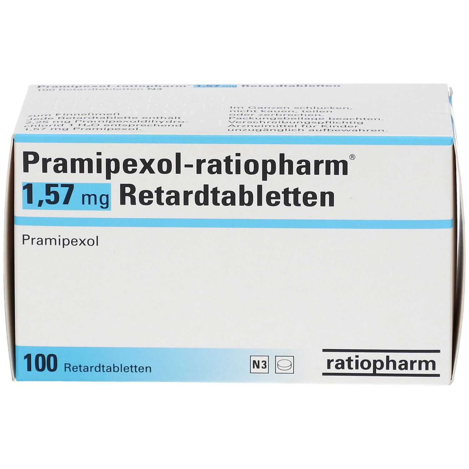 Pramipexol-ratiopharm® 1,57 mg