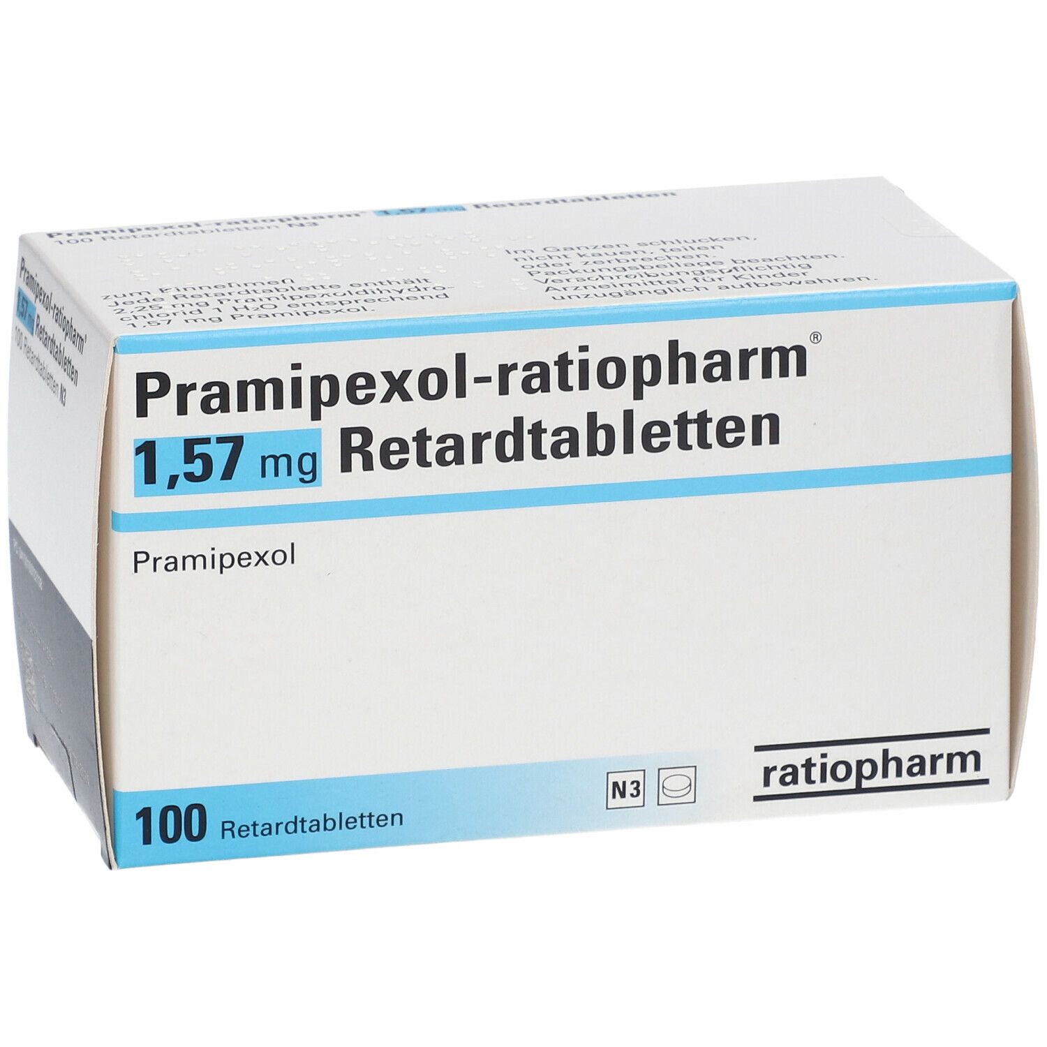 Pramipexol-ratiopharm® 1,57 mg