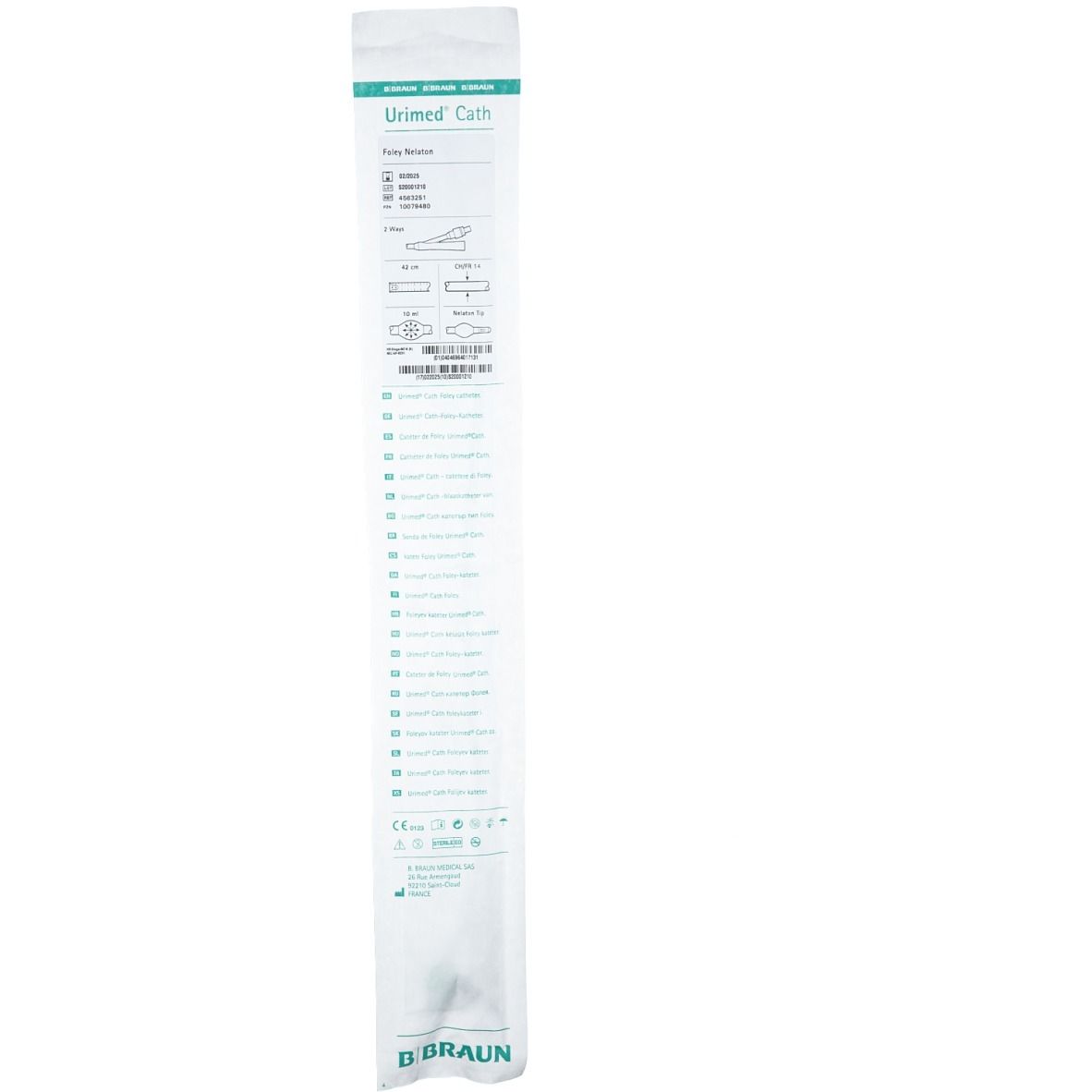 Urimed® Cath Silikon-Dauerkatheter FR14