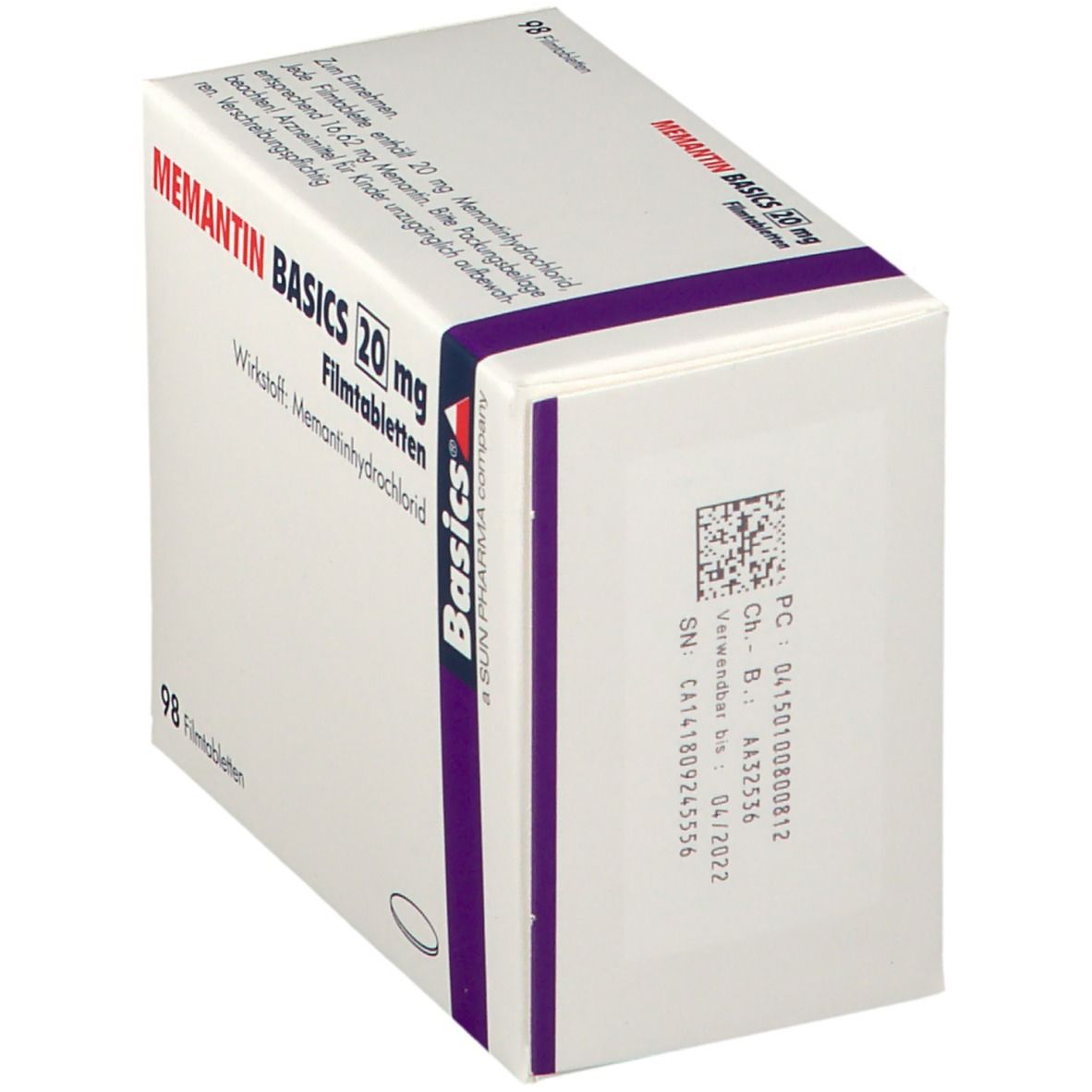 MEMANTIN BASICS 20 mg