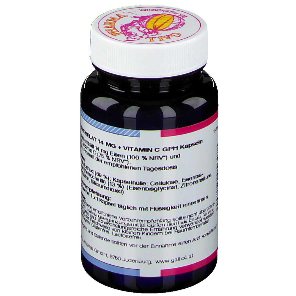 Eisen Chelat 14 mg + Vitamin C GPH