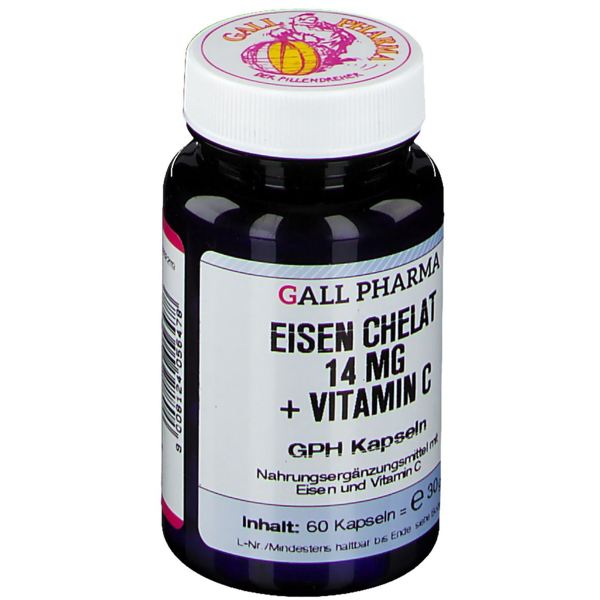 Eisen Chelat 14 mg + Vitamin C GPH