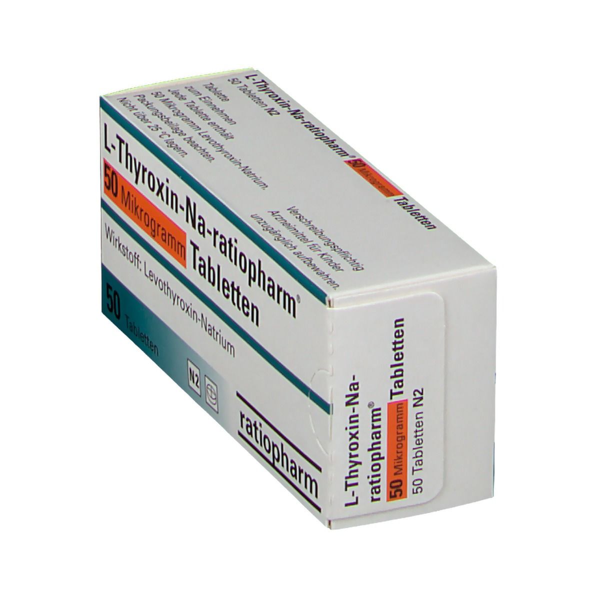 L-THYROXIN-Na-ratiopharm 175 Mikrogramm Tabletten 50 St