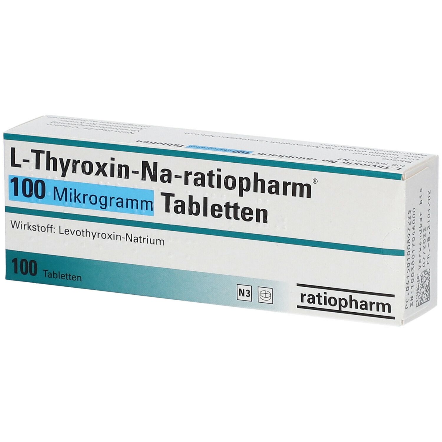 L-Thyroxin-Na-ratiopharm® 100 Mikrogramm