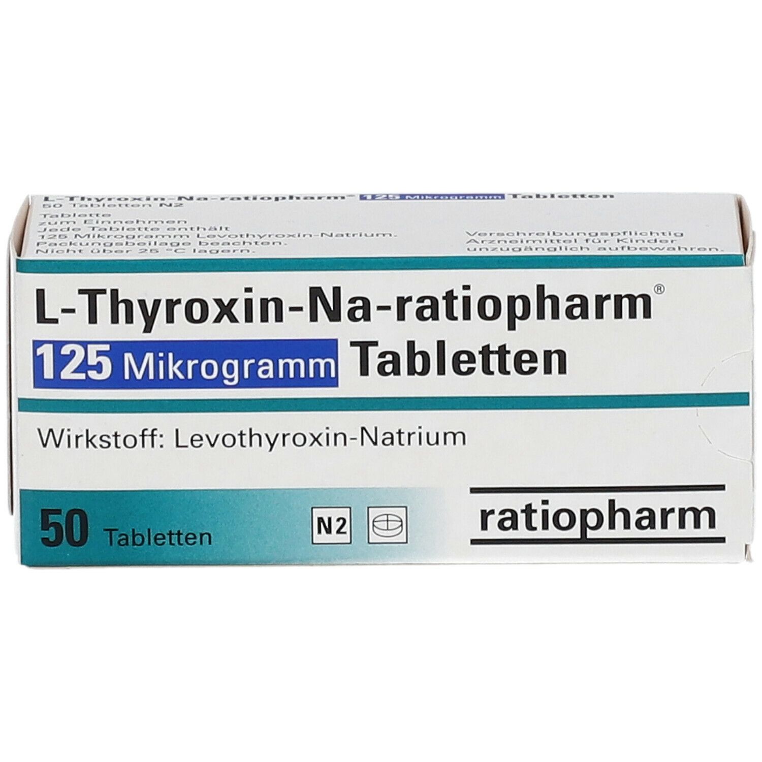 L-Thyroxin-Na-ratiopharm® 125 µg