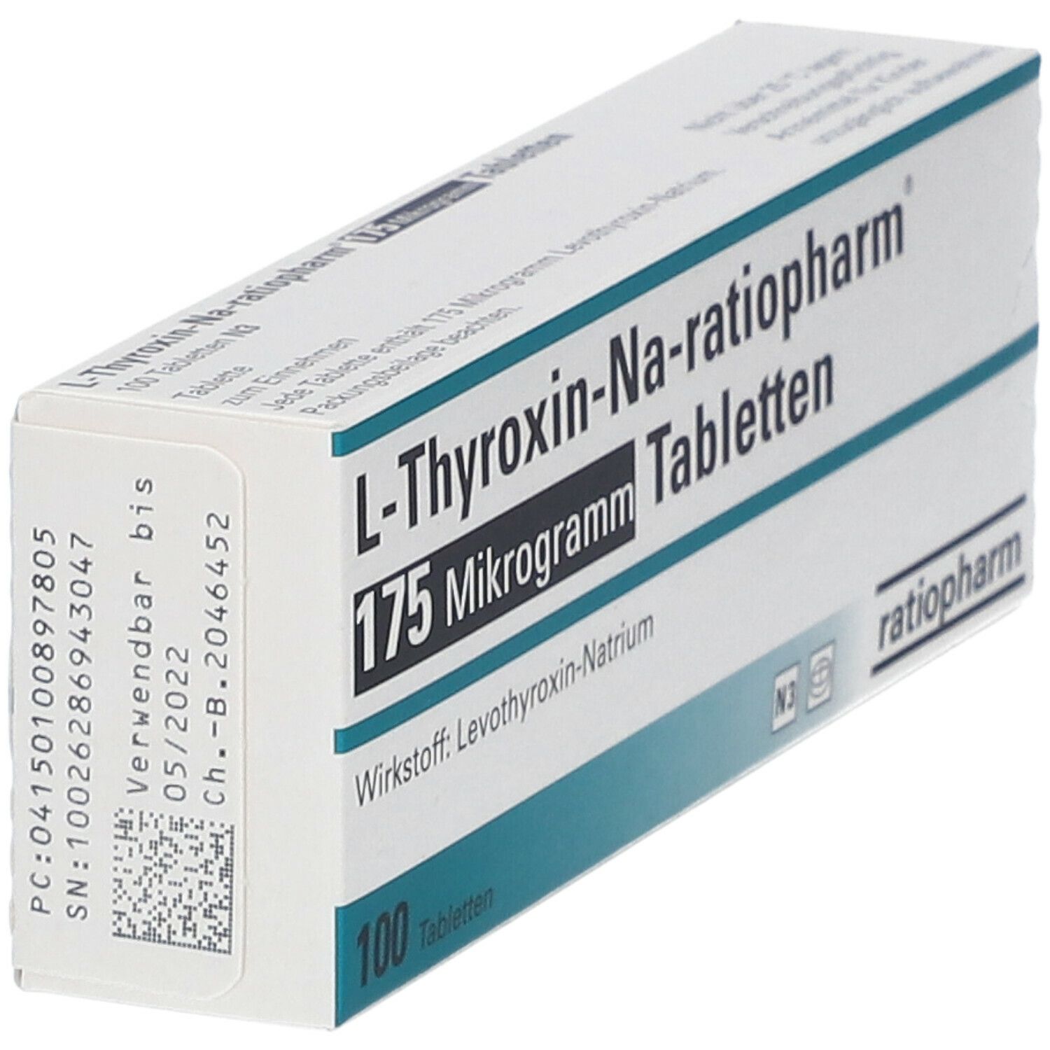 L-Thyroxin-Na-ratiopharm® 175 µg