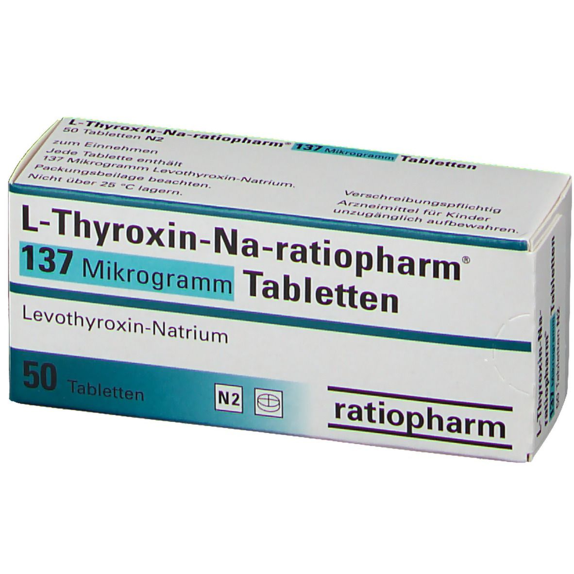 L-Thyroxin-Na-ratiopharm® 137 Mikrogramm