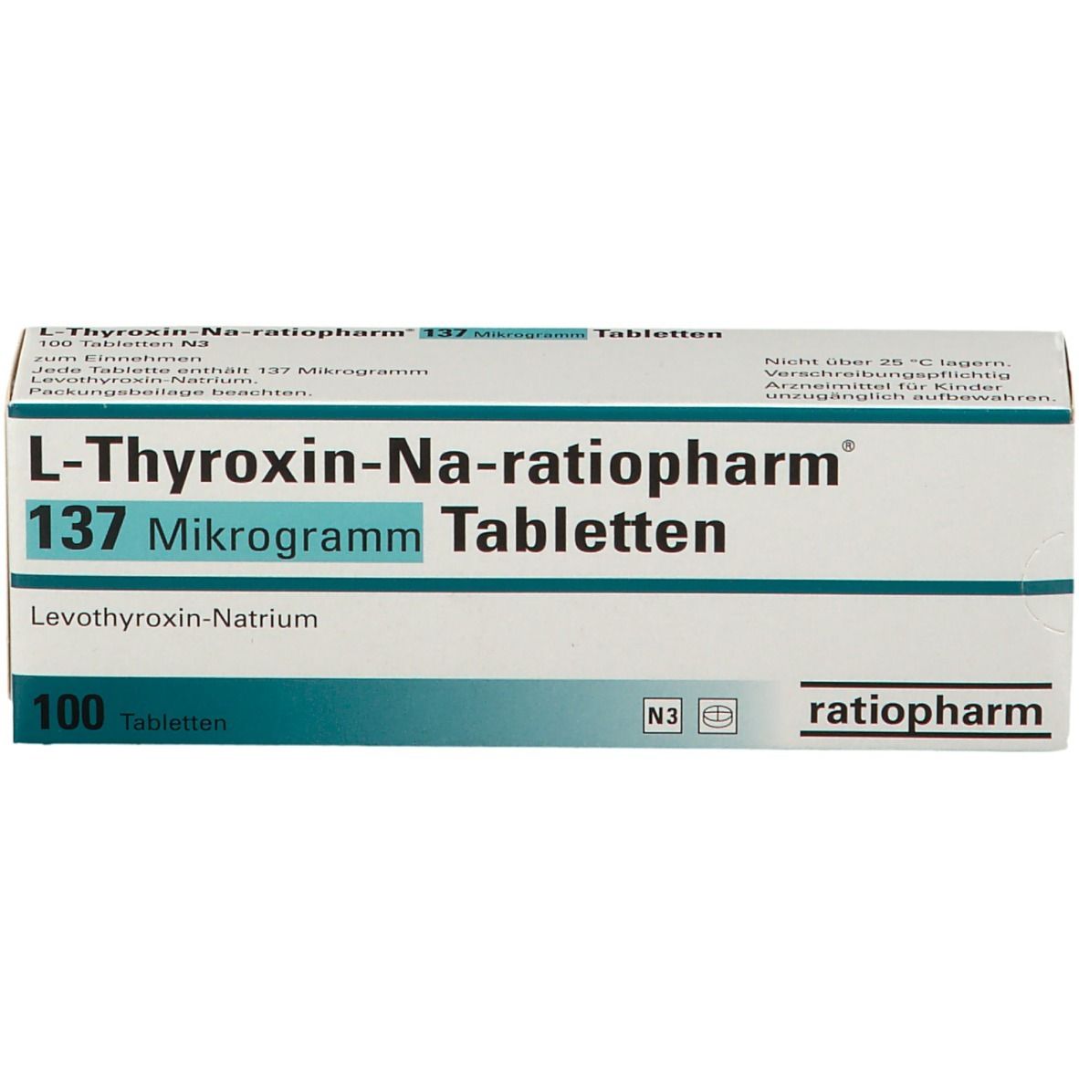 L-Thyroxin-Na-ratiopharm® 137 Mikrogramm
