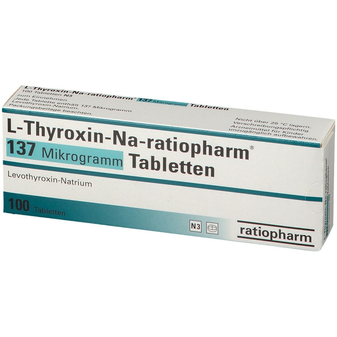 L-Thyroxin-Na-ratiopharm® 137 Mikrogramm