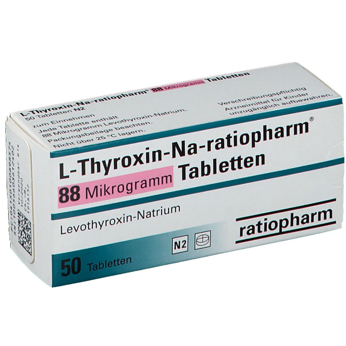 L-Thyroxin-Na-ratiopharm® 88 Mikrogramm