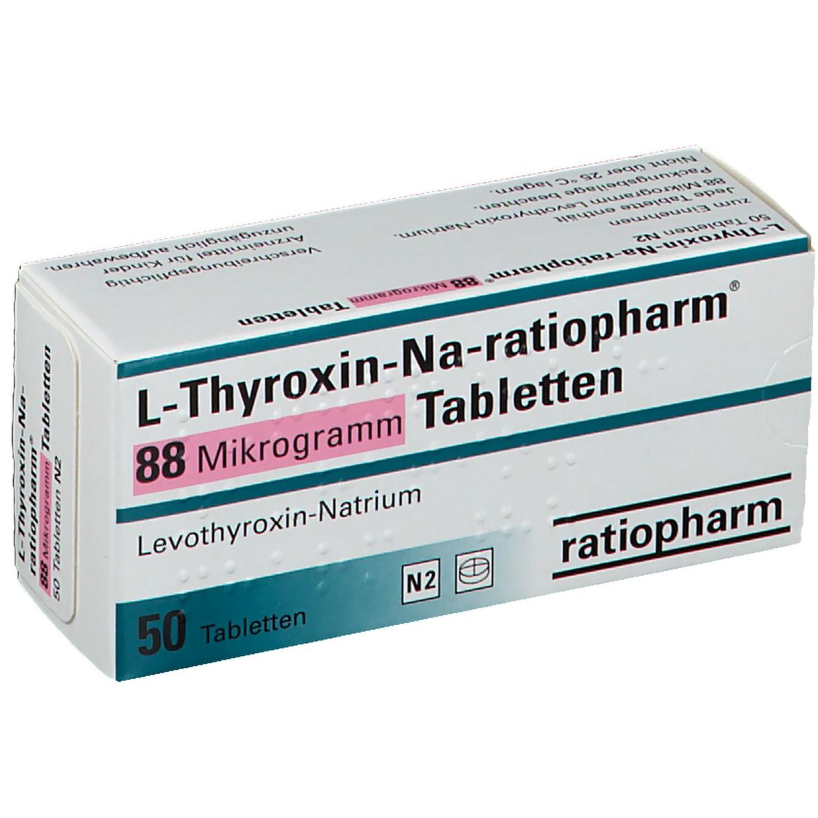 L-Thyroxin-Na-ratiopharm® 88 Mikrogramm