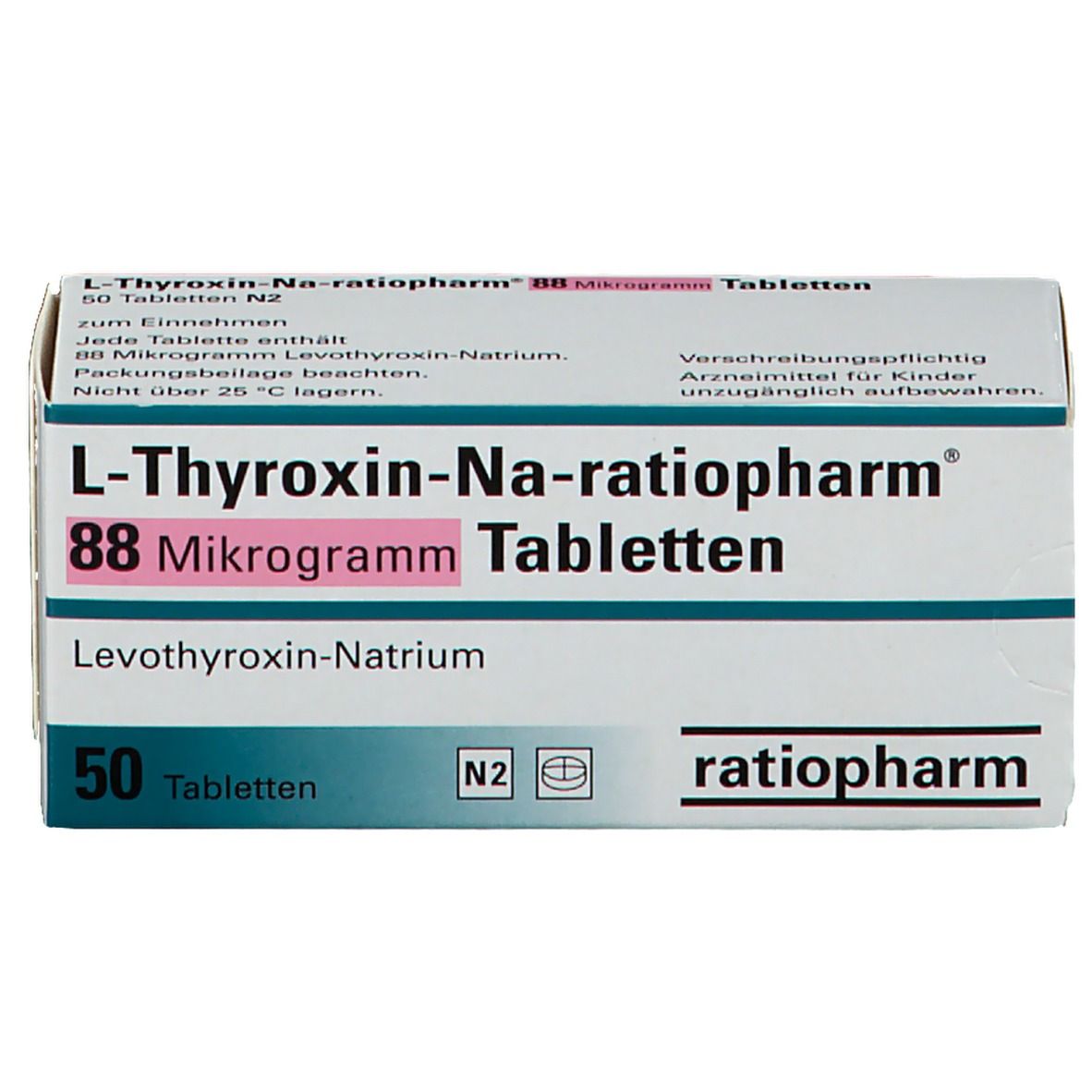L-Thyroxin-Na-ratiopharm® 88 Mikrogramm