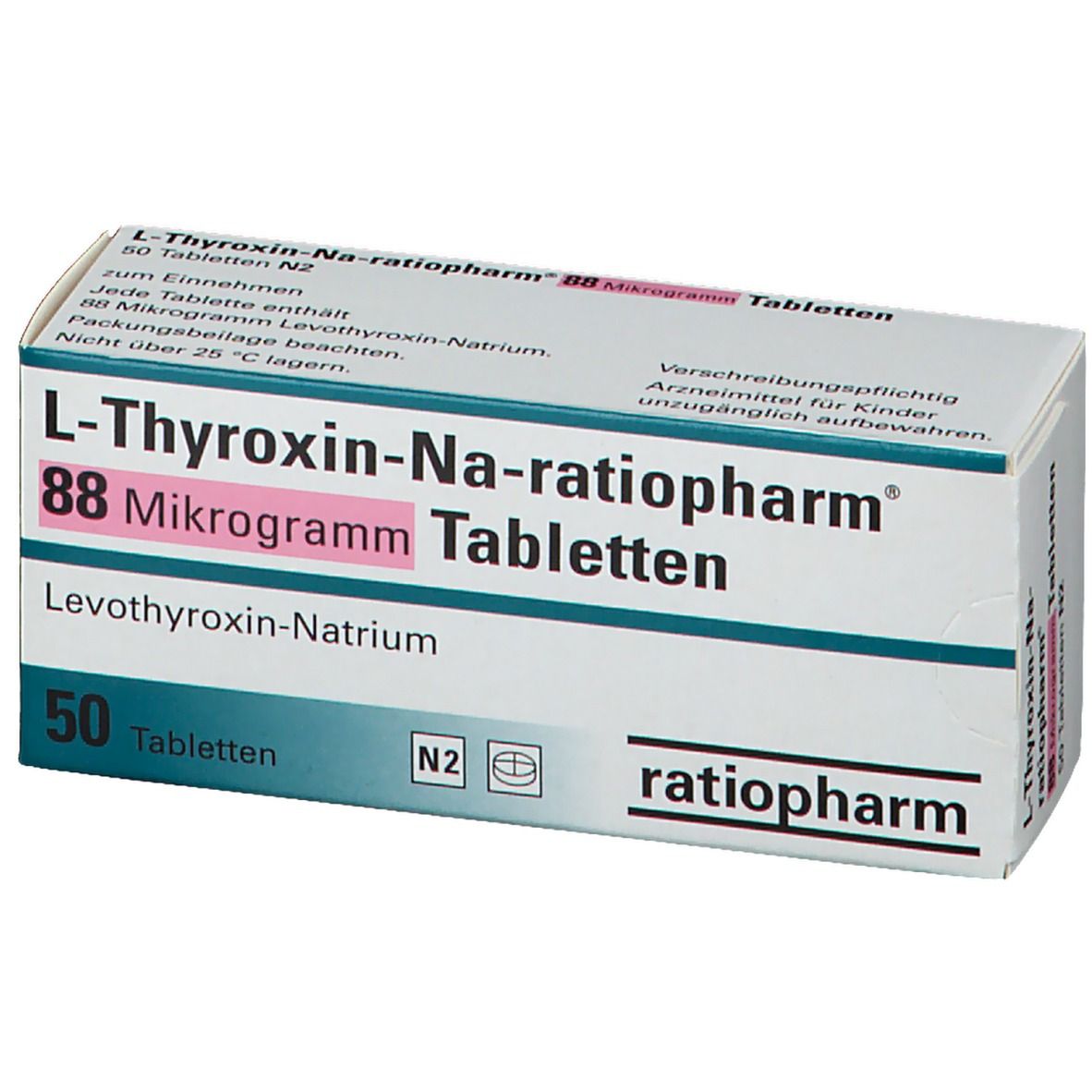 L-Thyroxin-Na-ratiopharm® 88 Mikrogramm