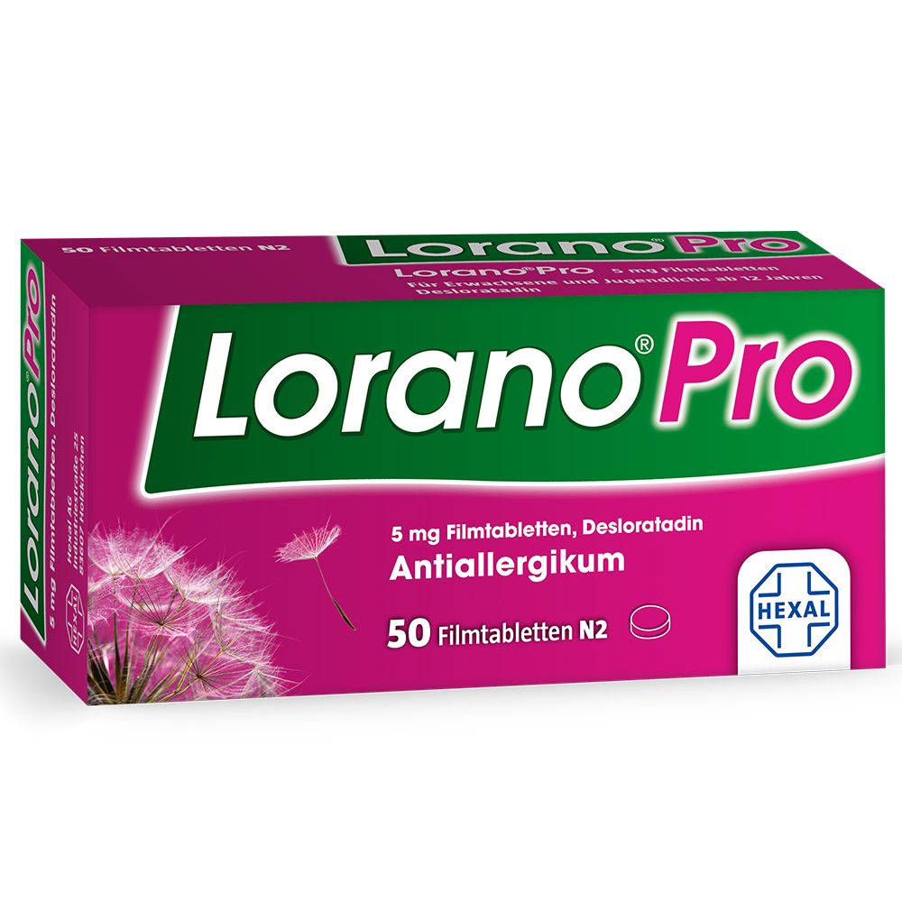 Lorano®Pro bei Allergie – Die Allergietabletten für alle Heuschnupfen-Symptome