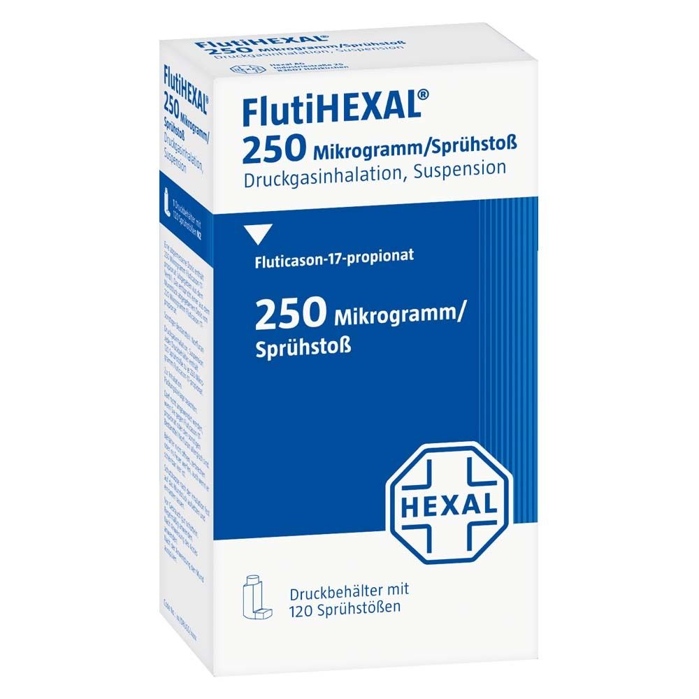 FlutiHEXAL® 250 Mikrogramm/Sprühstoß