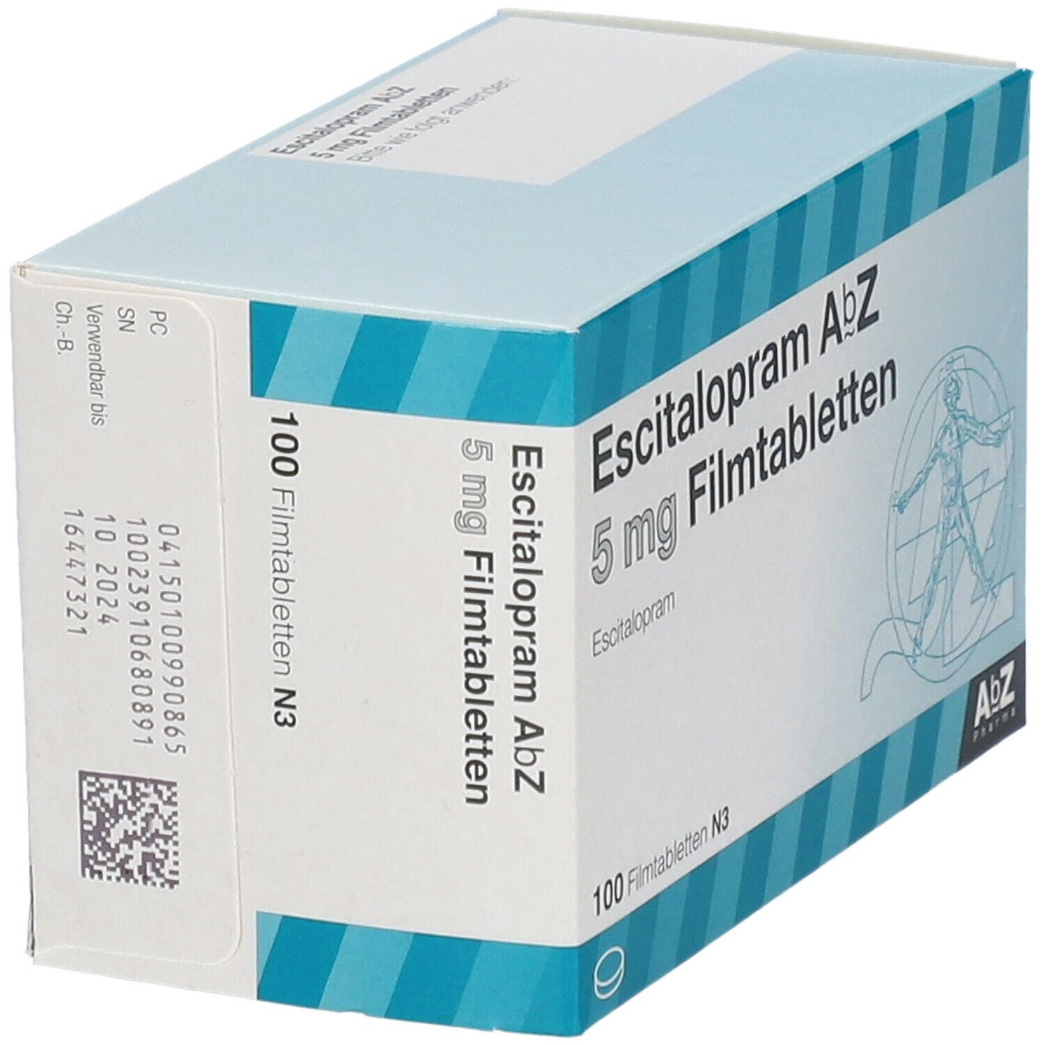 Escitalopram AbZ 5 mg Filmtabletten 100 St