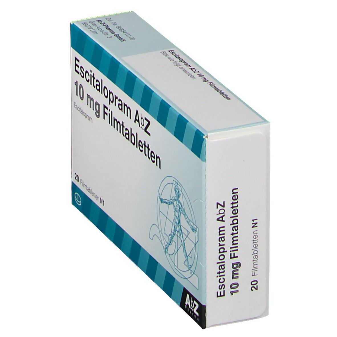 Escitalopram AbZ 10 mg Filmtabletten 20 St