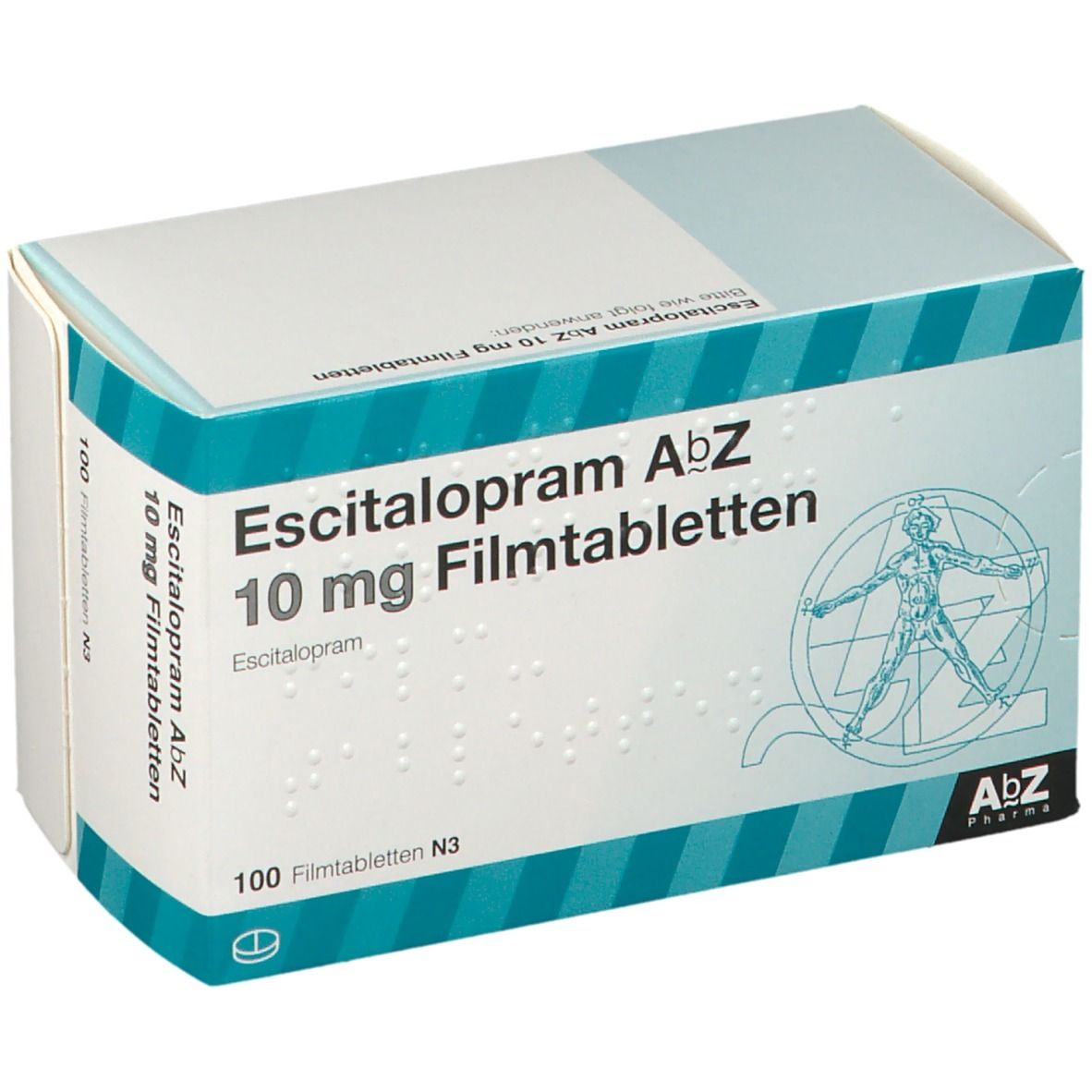 Escitalopram AbZ 10 Mg 100 St mit dem E-Rezept kaufen - Shop Apotheke