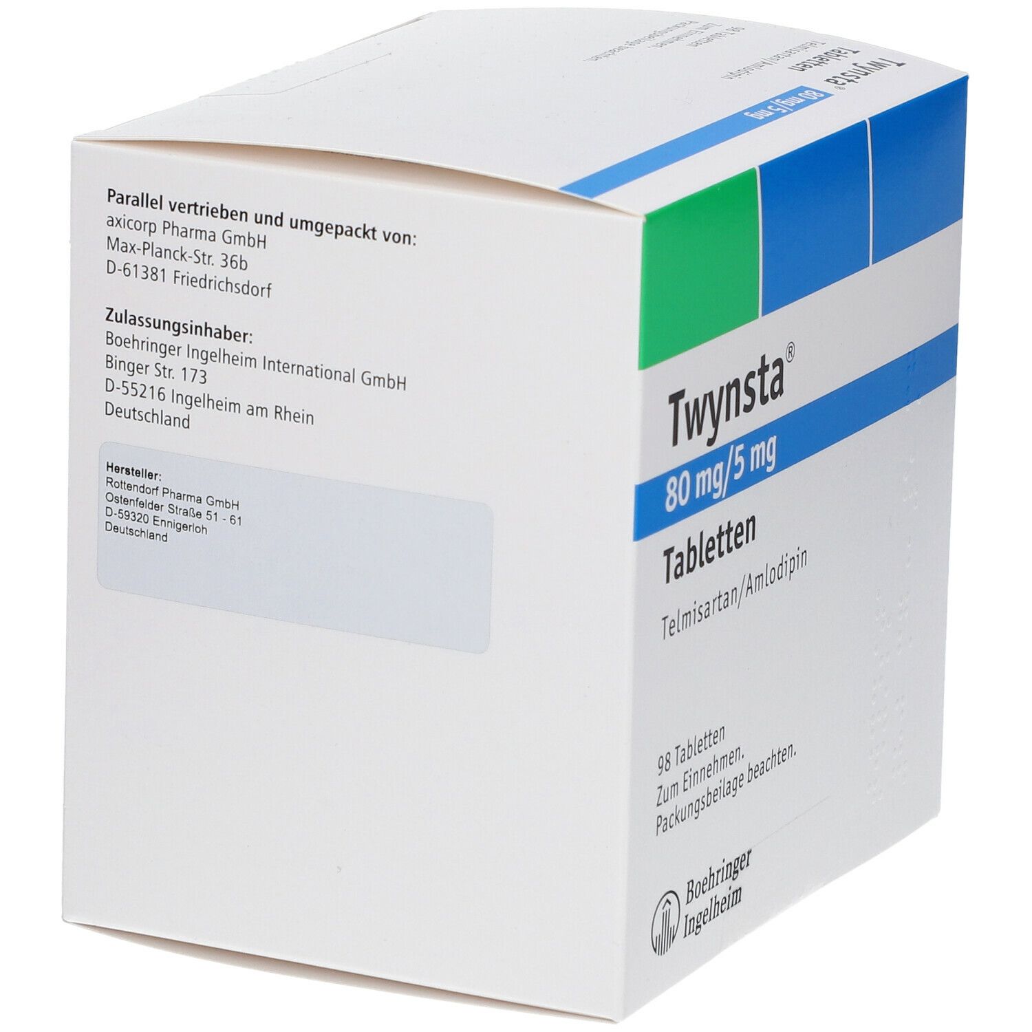 Twynsta 80 mg/5 mg Tabletten 98 St