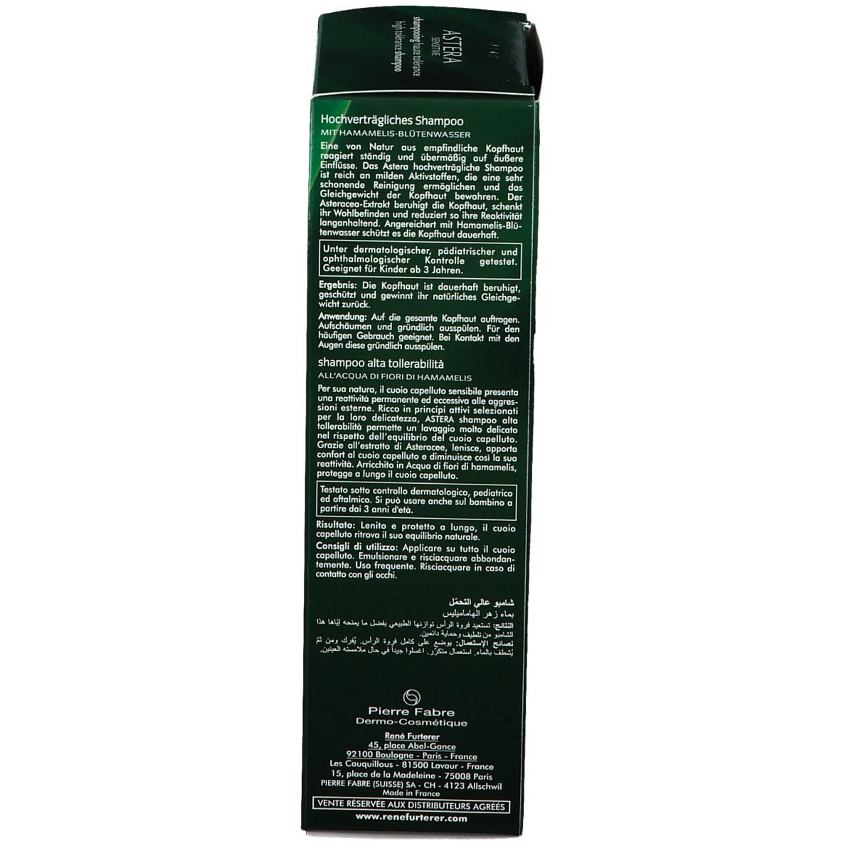 RENE FURTERER ASTERA SENSITIVE Hochverträgliches Shampoo
