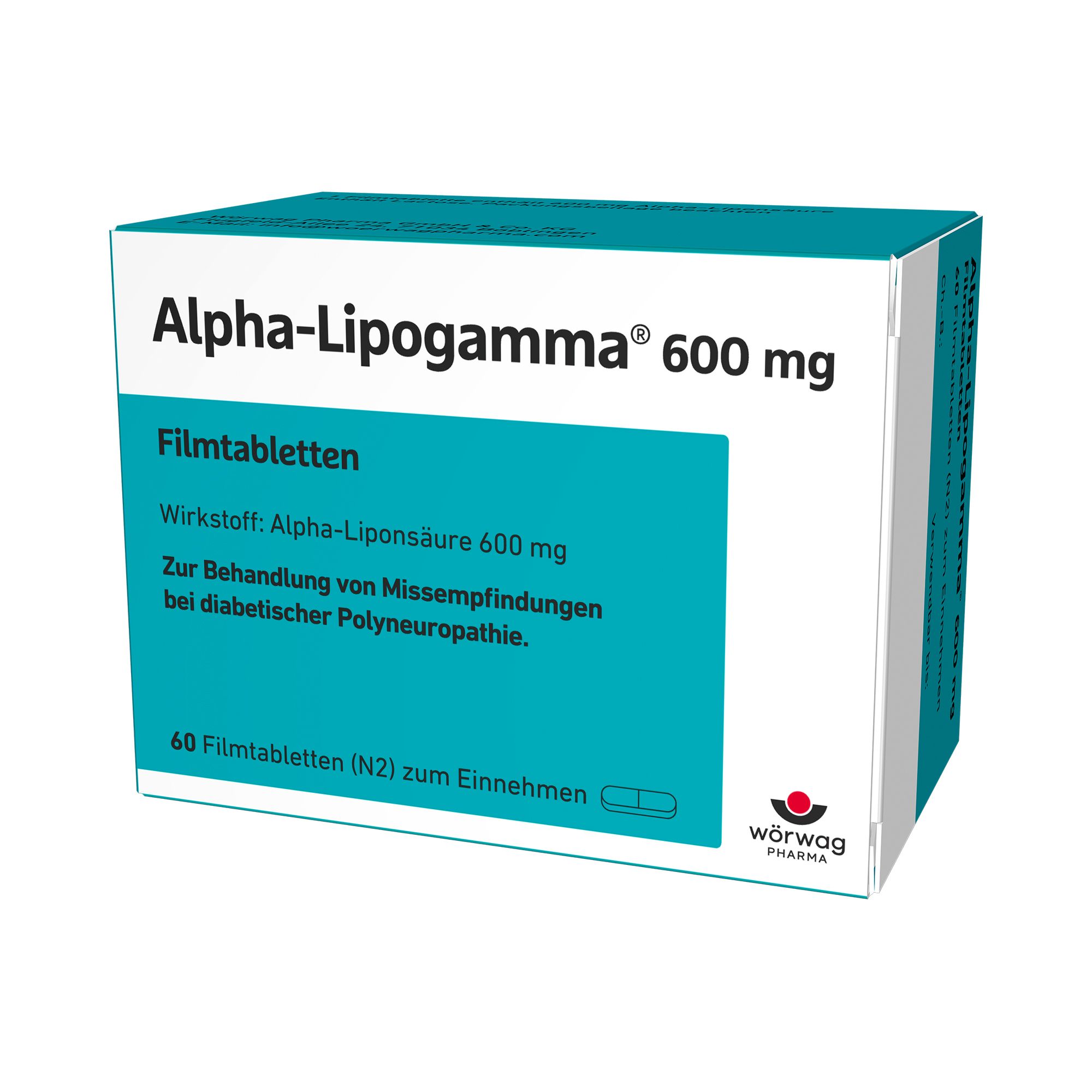 Alpha-Lipogamma 600 mg Filmtabletten 60 St