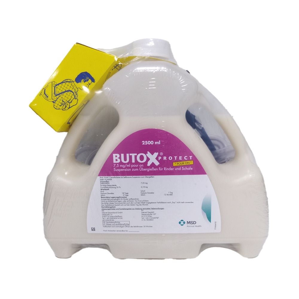 Butox® Protect 7,5 mg/ml Suspension zum Übergießen für Rinder und Schafe