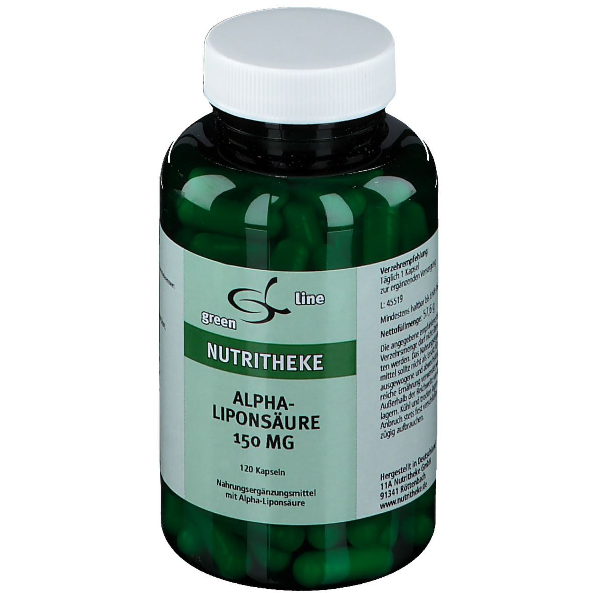Nutritheke Alpha Liponsäure 150 mg