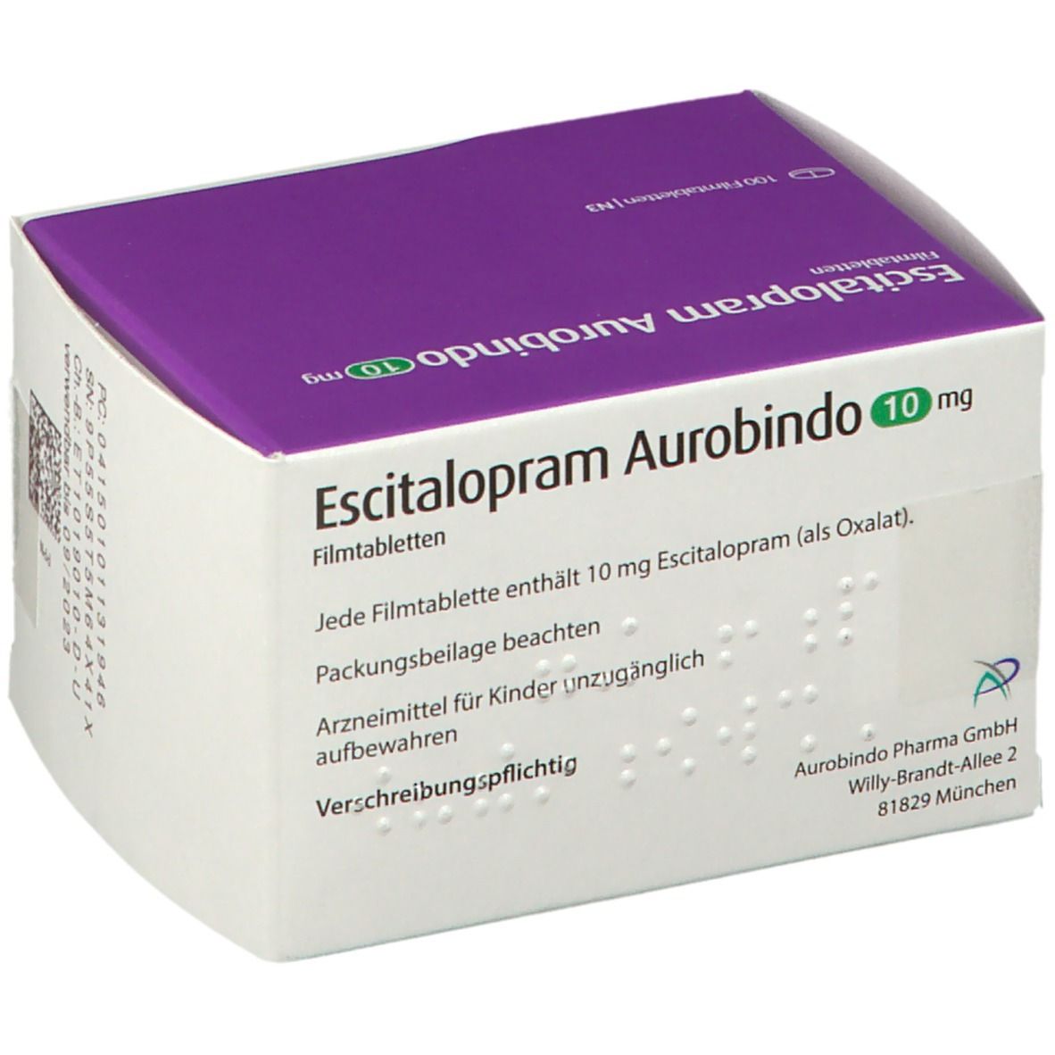 Escitalopram Aurobindo 10 mg