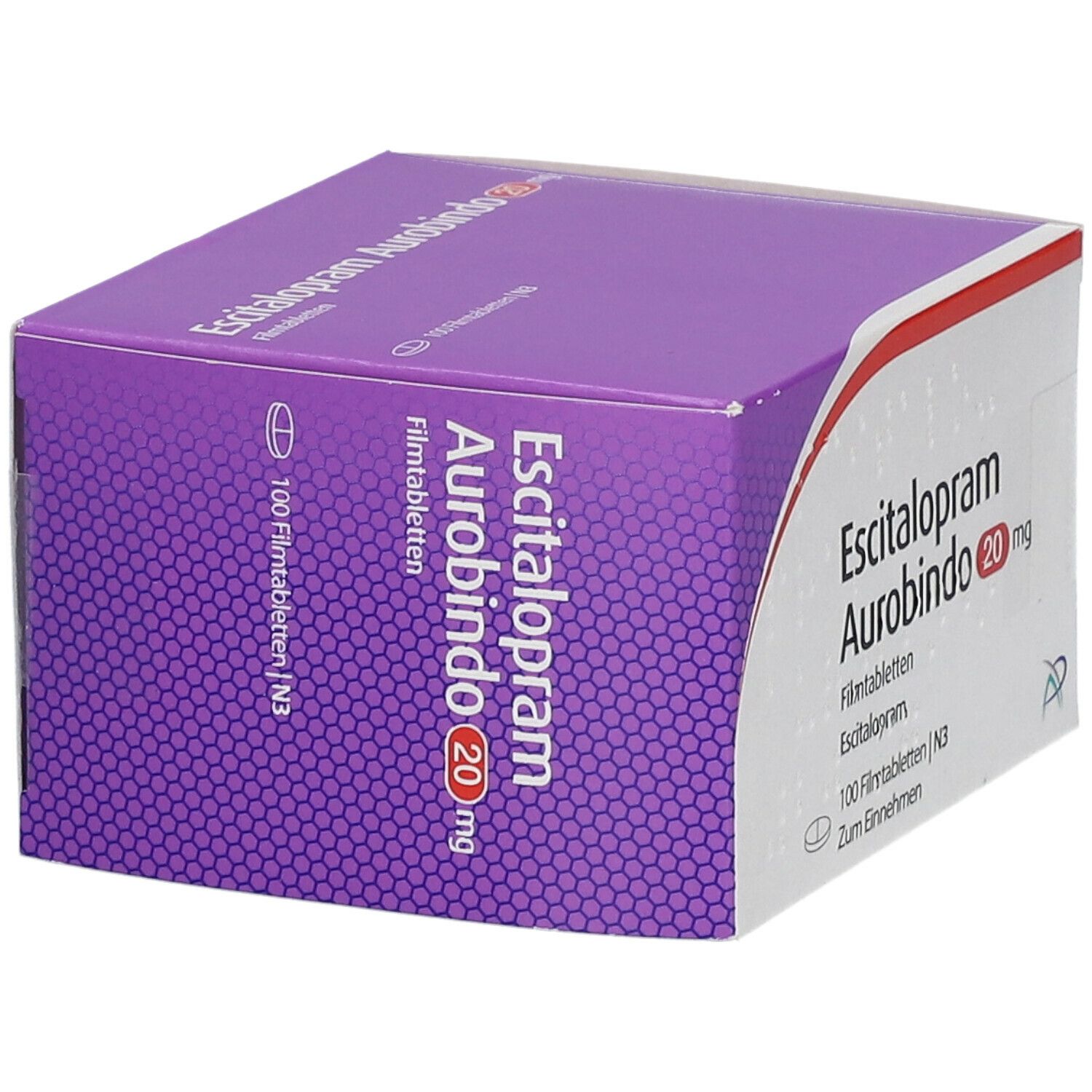 Escitalopram Aurobindo 20 mg Filmtabletten 100 St