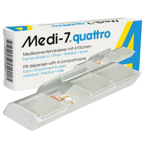Medi-7® quattro Medikamentendosierer weiß