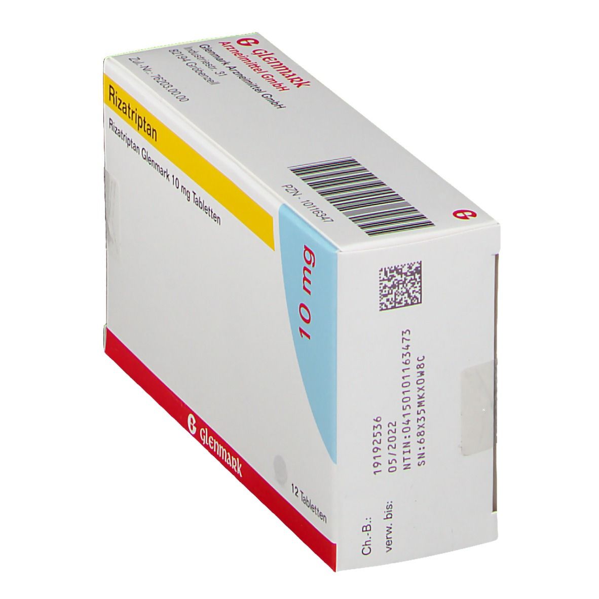 Rizatriptan Glenmark 10 mg