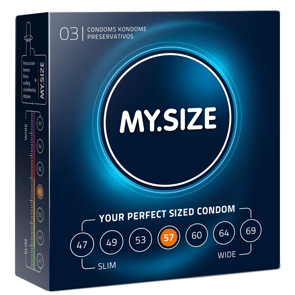 Mysize 57 Kondome 3 St