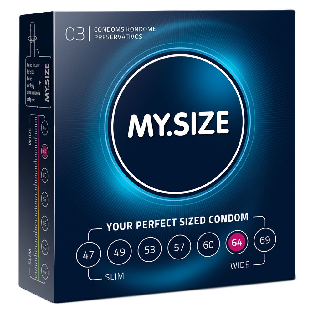 Mysize 64 Kondome 3 St