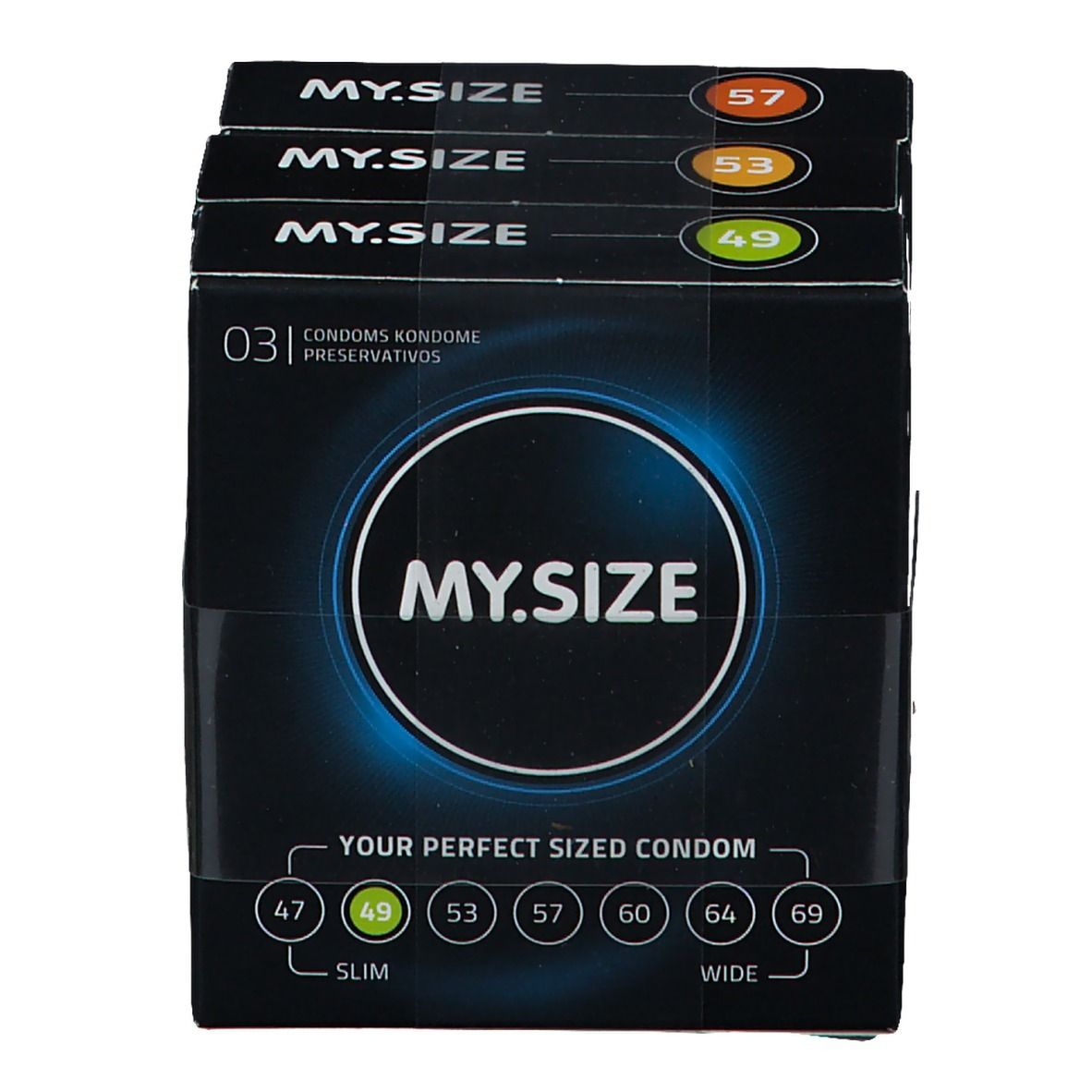 Mysize 49 53 57 Kondome Testpack 3x3 St Shop Apotheke 4115