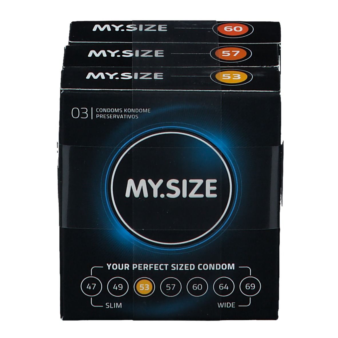 Mysize 53 57 60 Kondome Testpack 3x3 St Shop Apotheke 6994