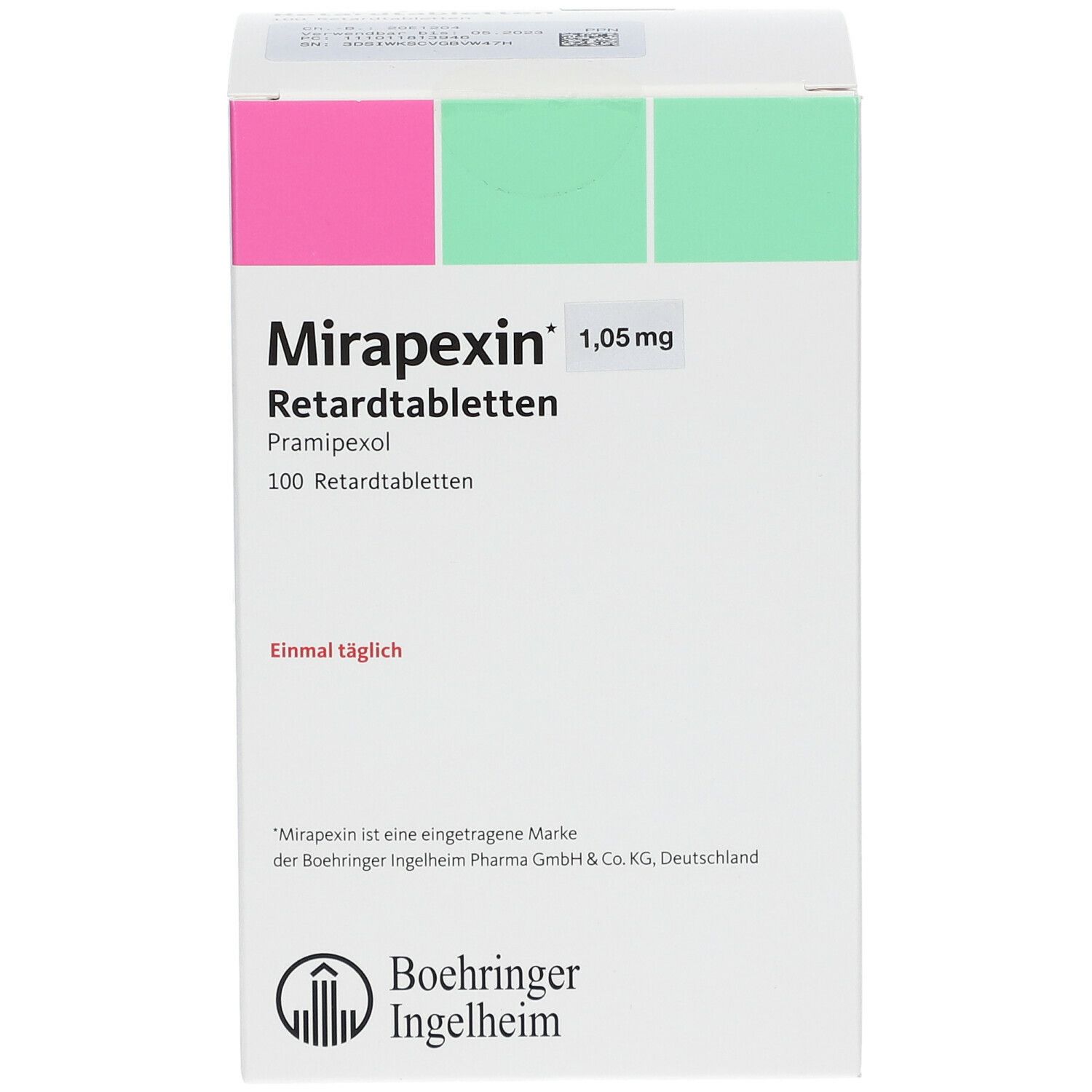 Mirapexin 1,05 mg Retard