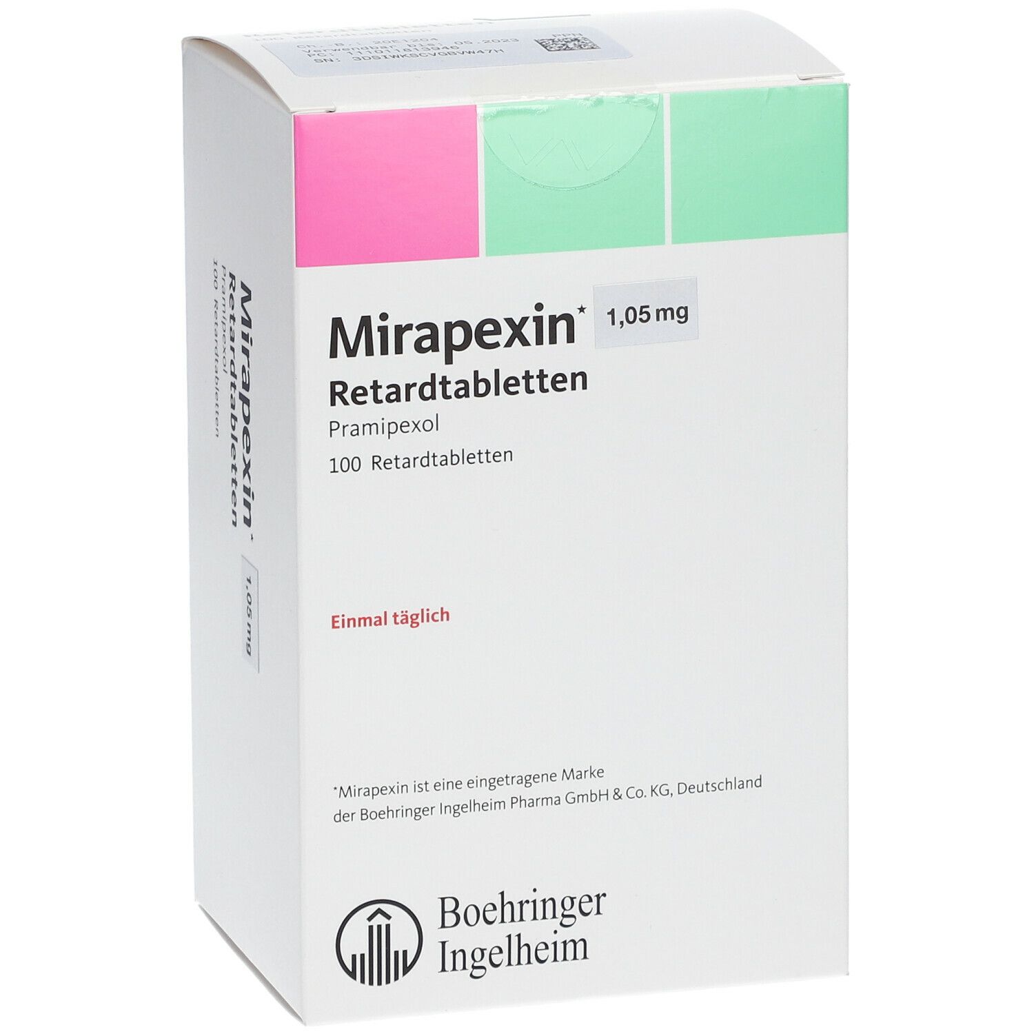 Mirapexin 1,05 mg Retard