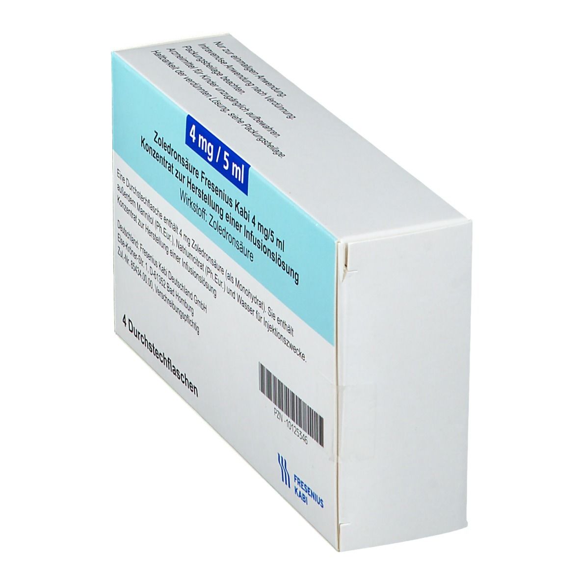 Zoledronsäure Fresenius Kabi 4 mg/5 ml K.z.H.e.ILO St Infusionslösungskonzentrat