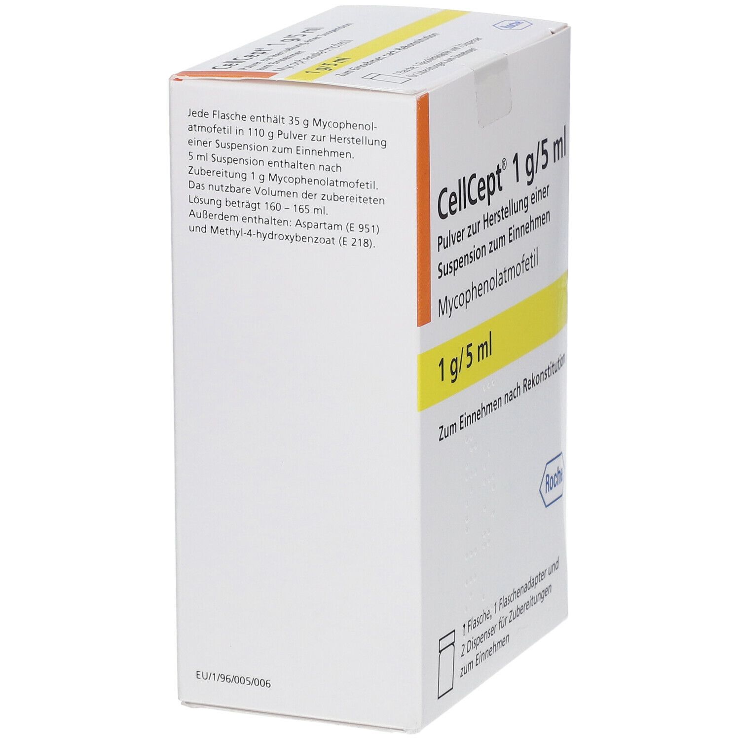 Cellcept 1 g/5 ml Pulver z.Herstell.e.Susp.z.Einn. 110 g zur Herstellung einer Susp. zum Einnehmen