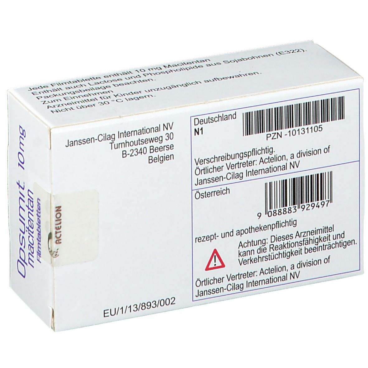 OPSUMIT 10 mg Filmtabletten 30 St - shop-apotheke.com