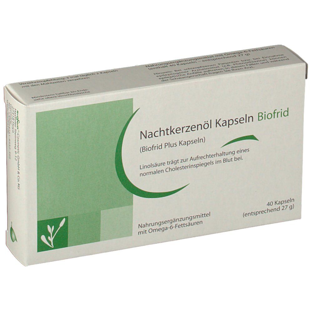Nachtkerzenöl Kapseln Biofrid