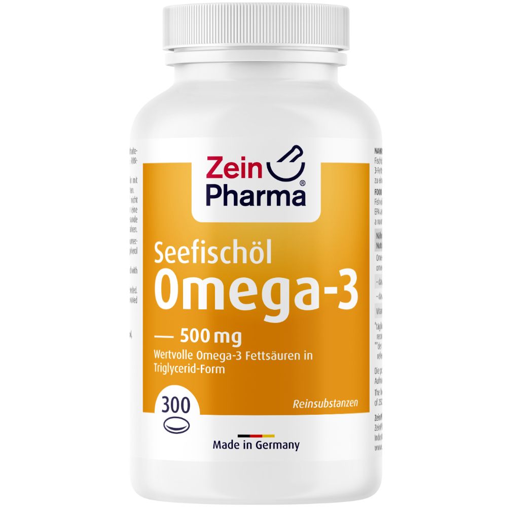 Omega 3 Fischöl Kapseln 500 mg ZeinPharma