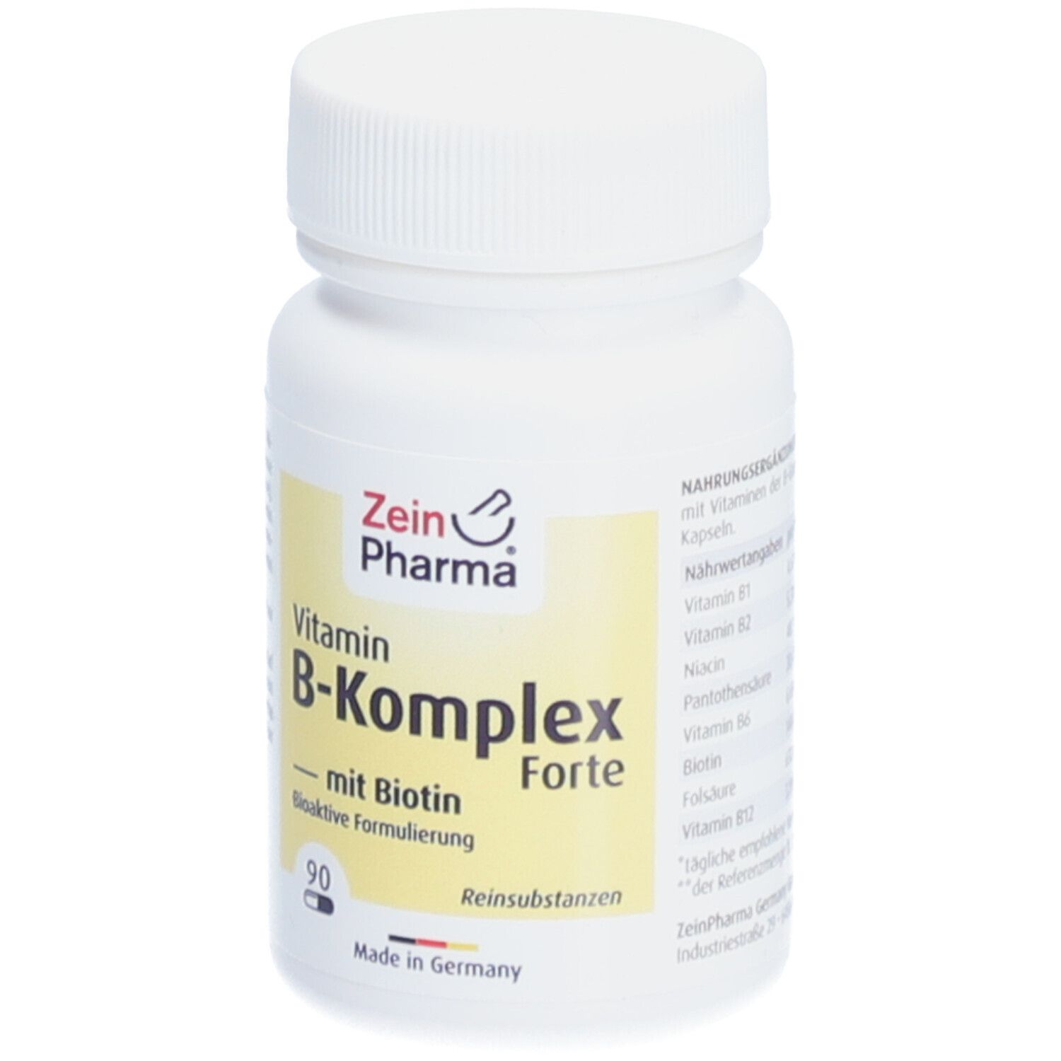 ZeinPharma® Vitamin B Komplex Kapseln + Biotin Forte