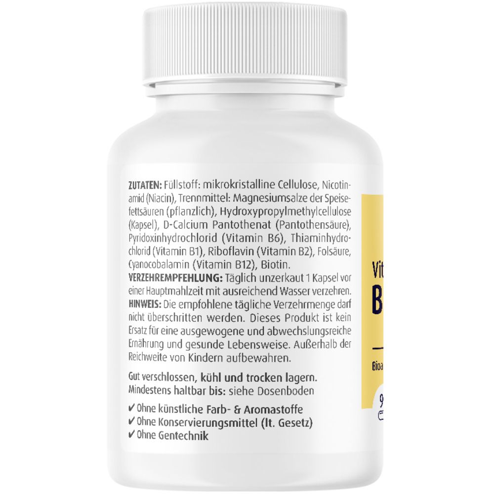 ZeinPharma® Vitamin B Komplex Kapseln + Biotin Forte