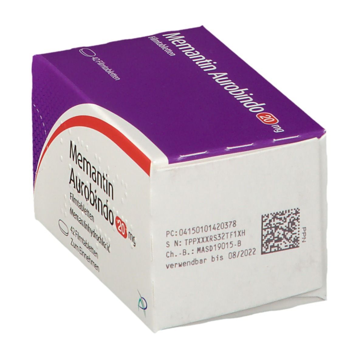 Memantin Aurobindo 20 mg Filmtabletten 42 St