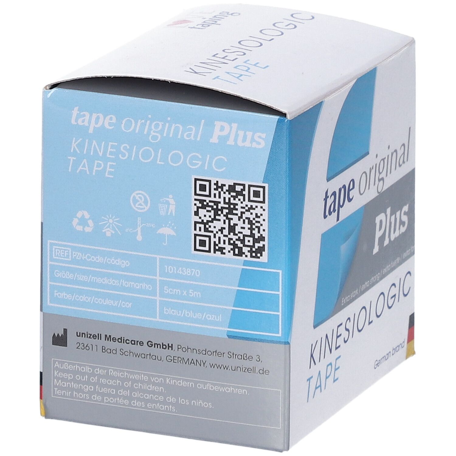 Kinesiologic tape original plus blau 1 St Pflaster