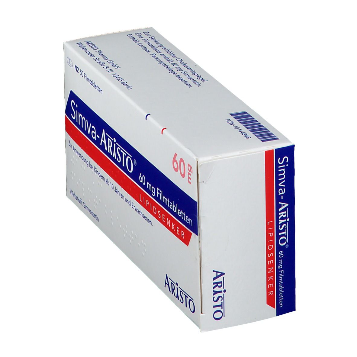 Simva Aristo 60 mg Filmtabletten 50 St