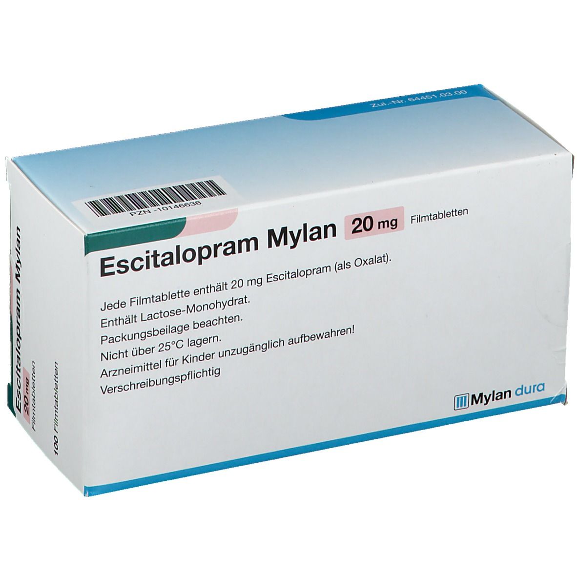 Escitalopram Mylan 20 mg